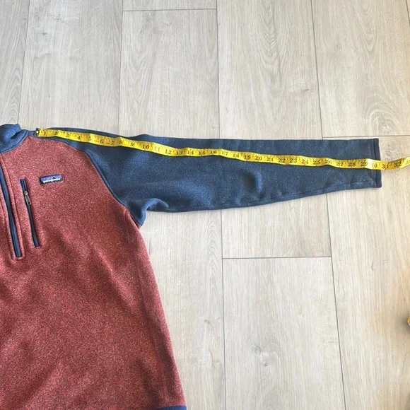 Patagonia Red and Blue Fleece Pullover - Picture 4 of 6